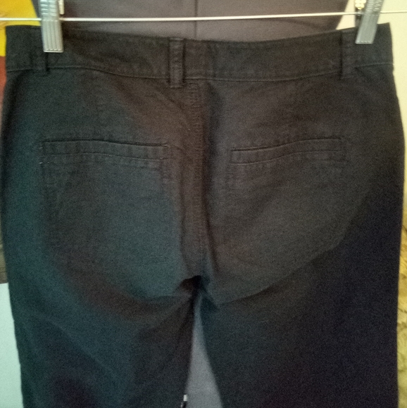 Y2K Express Black Linen Wide Leg Pants - Picture 4 of 5